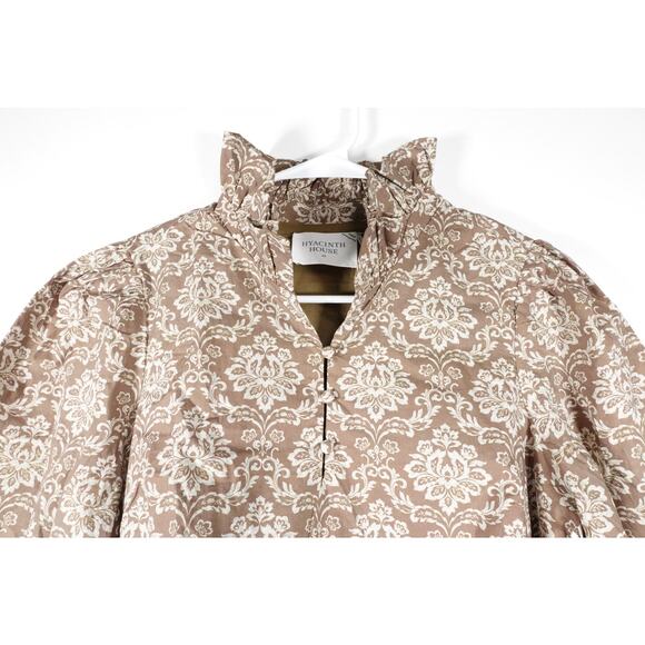 New Tuckernuck Hyacinth House Moss Russell Floral Mini Dress Cotton XS 1459-ZZ - Picture 5 of 13